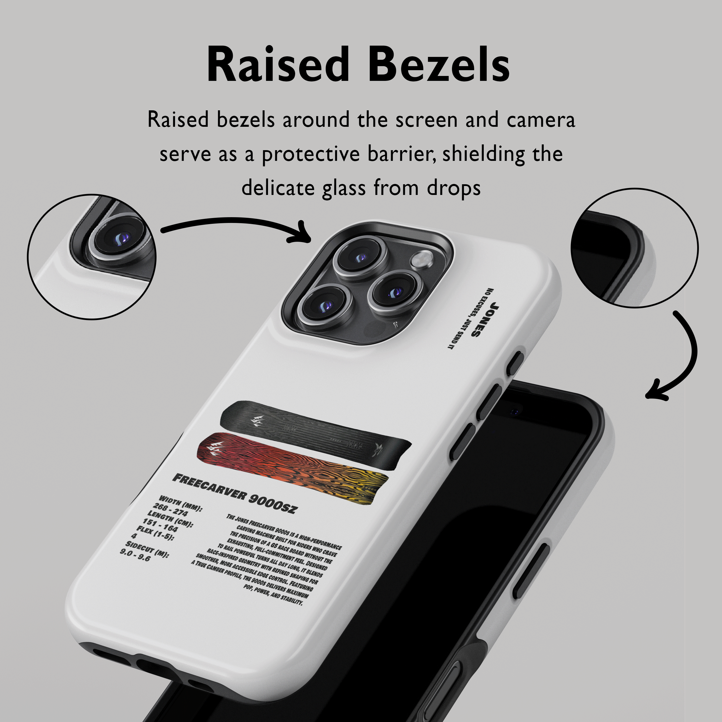 Jones Freecarver 9000s Snowboard Phone Case
