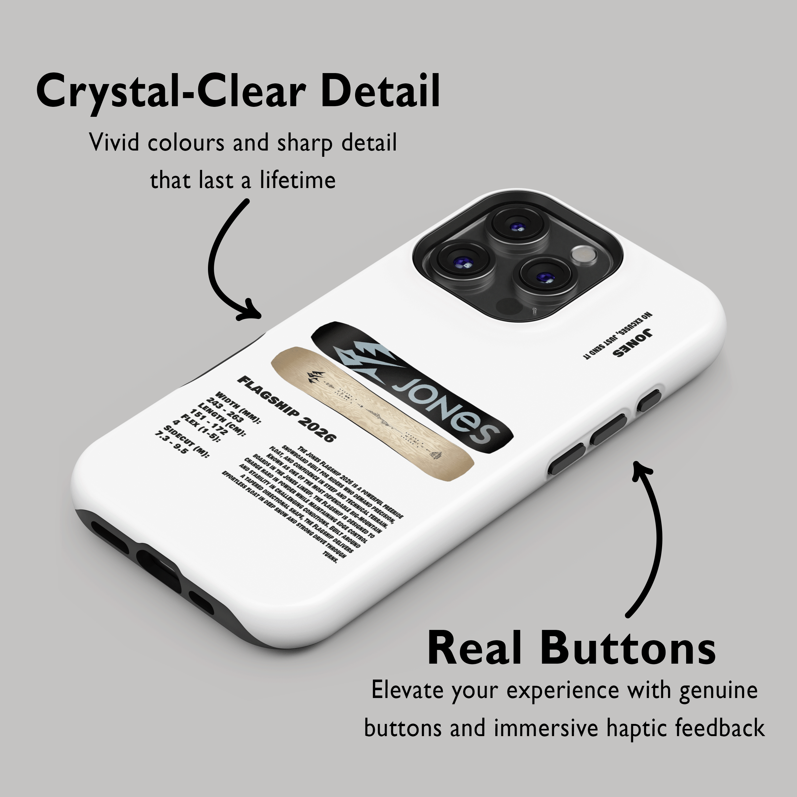 Jones Flagship 2026 Snowboard Phone Case