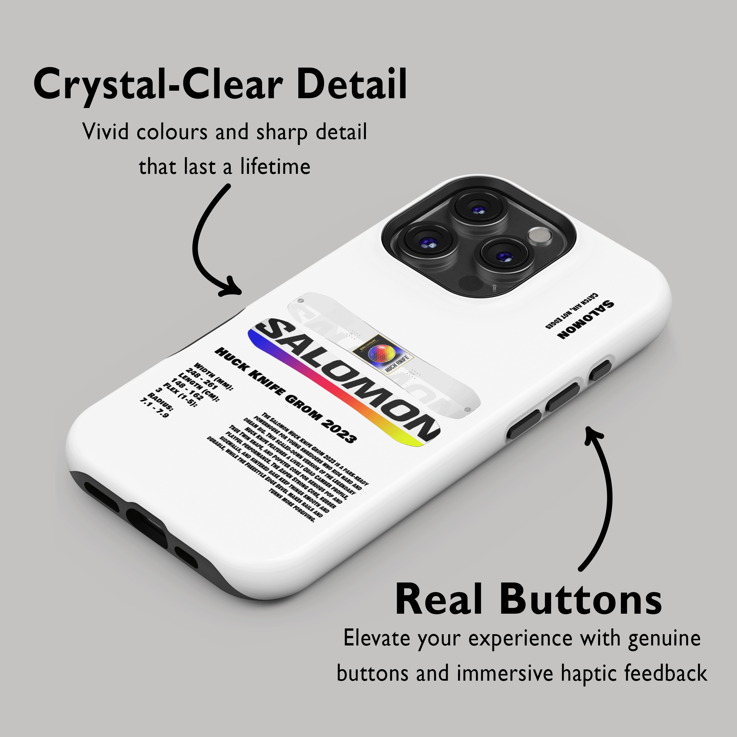 Salomon Huck Knife 2023 Snowboard Phone Case