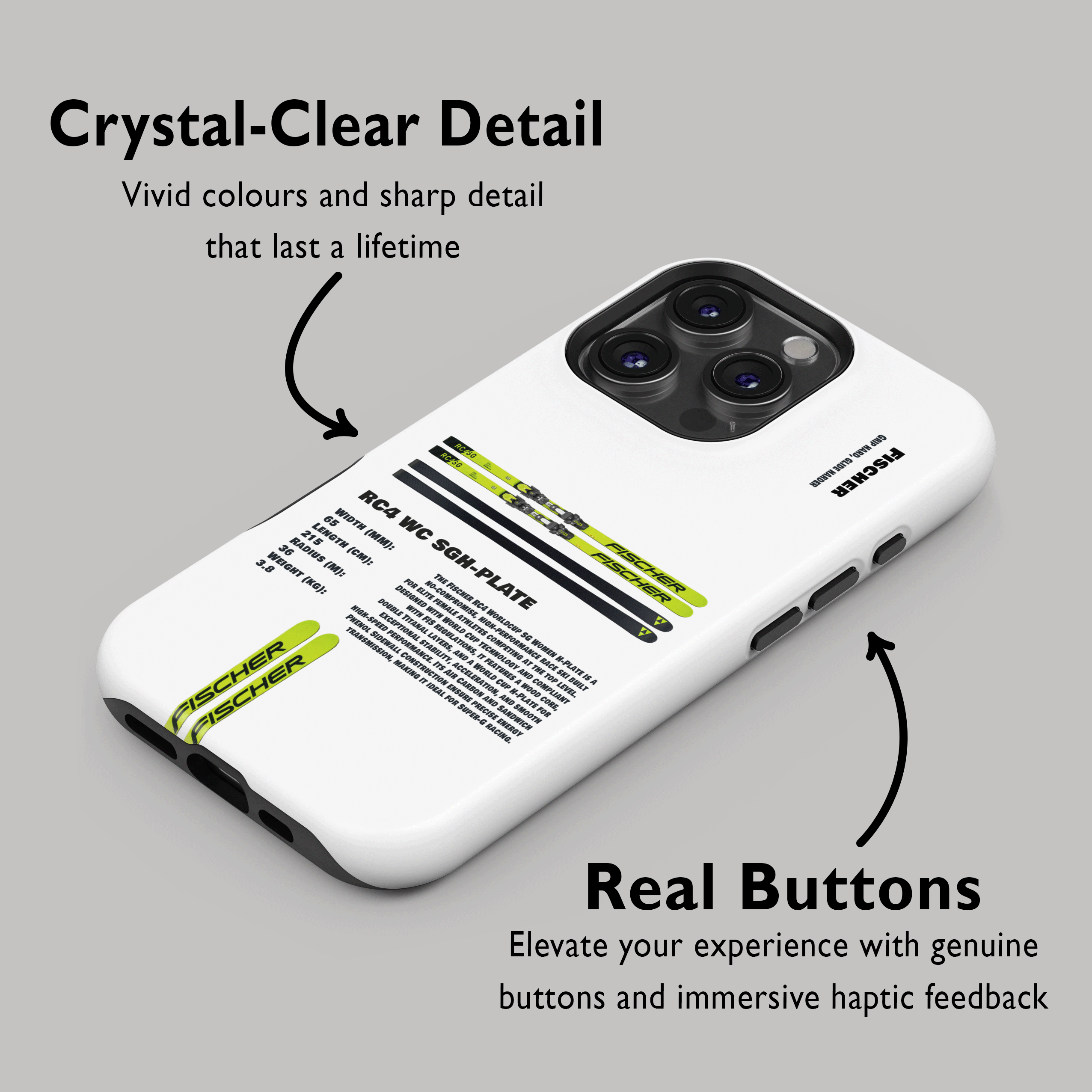 Fischer RC4 WORLDCUP SG HPLATE Ski Phone Case