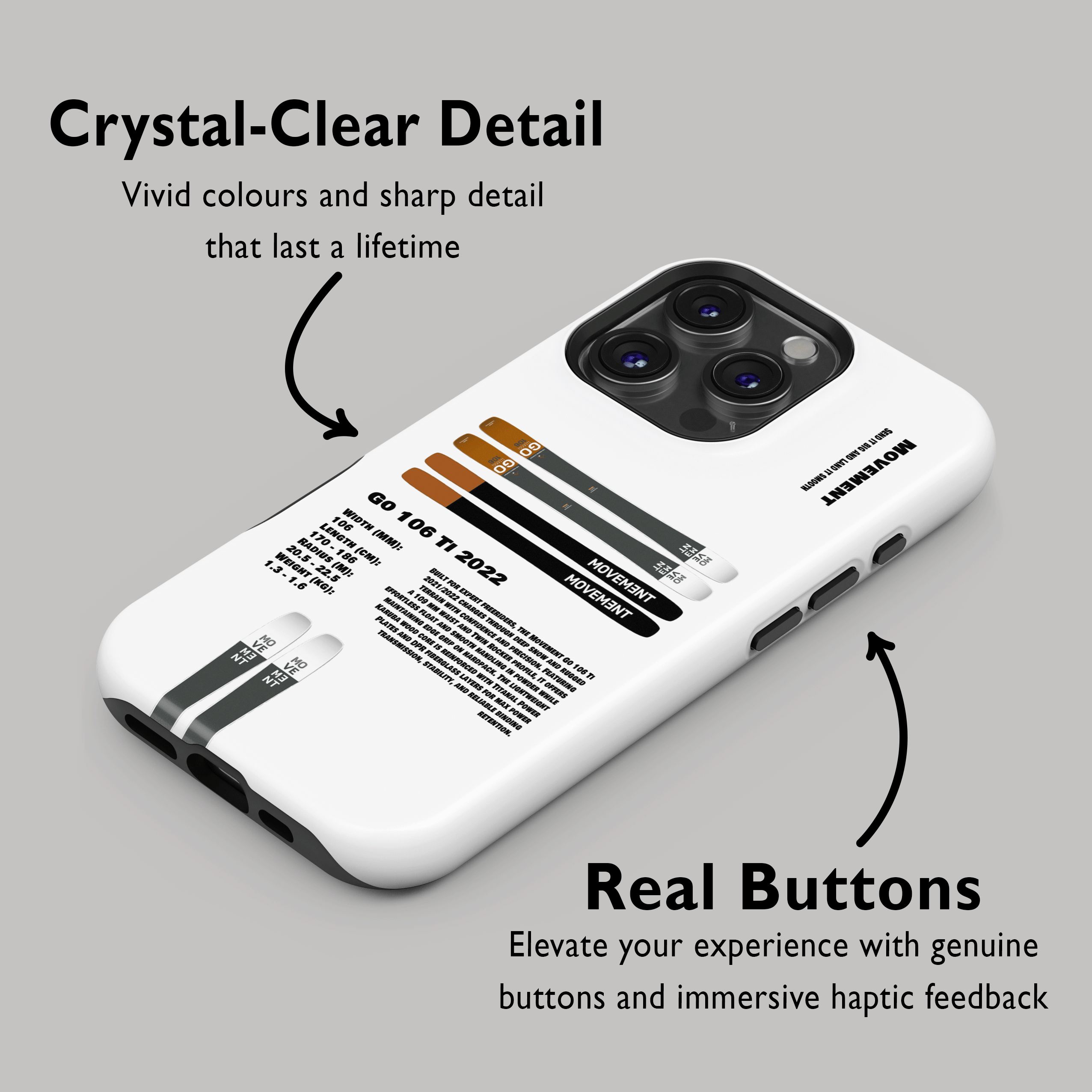 Movement Go 106 Ti 2022 Ski Phone Case