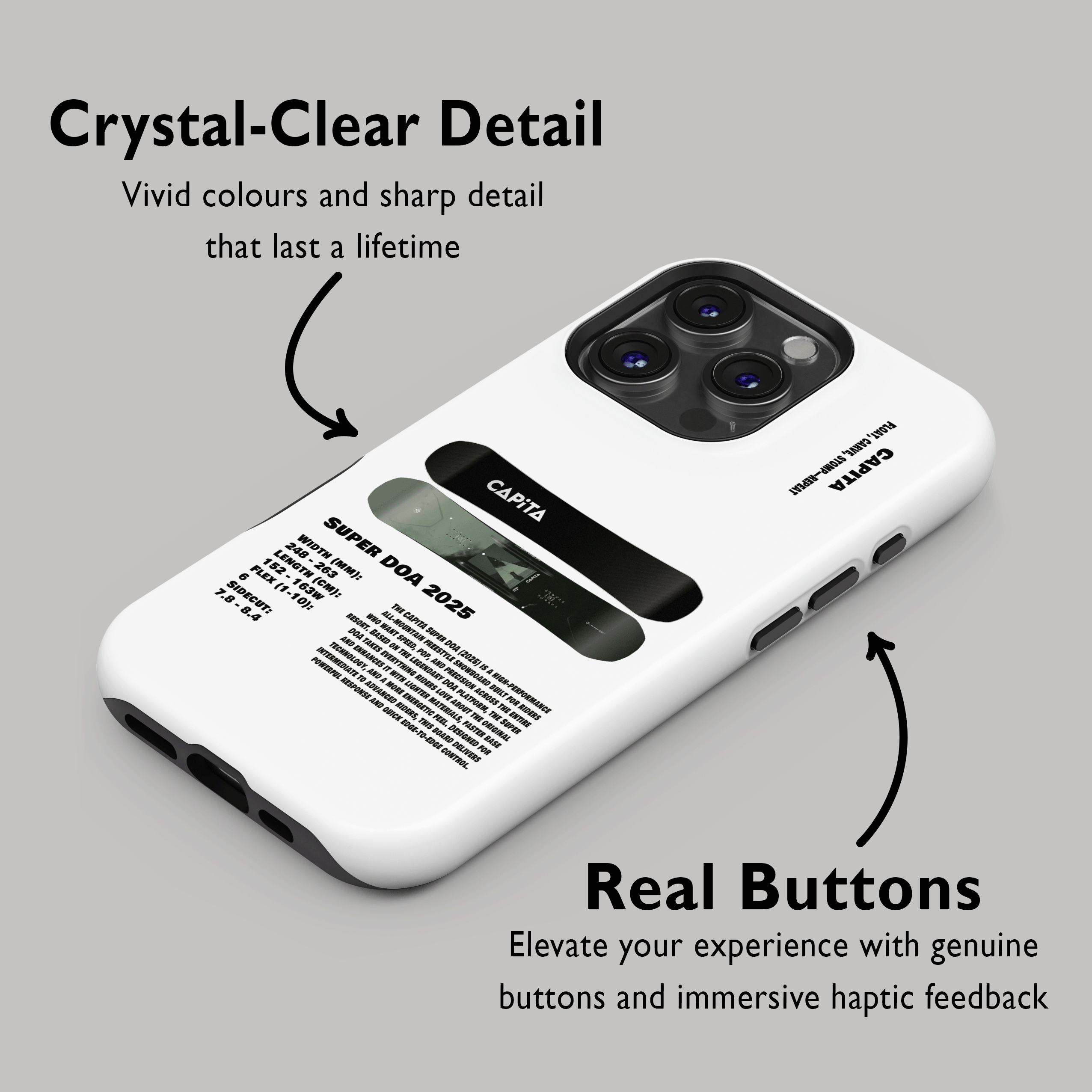 Capita Super Doa 2025 Snowboard Phone Case