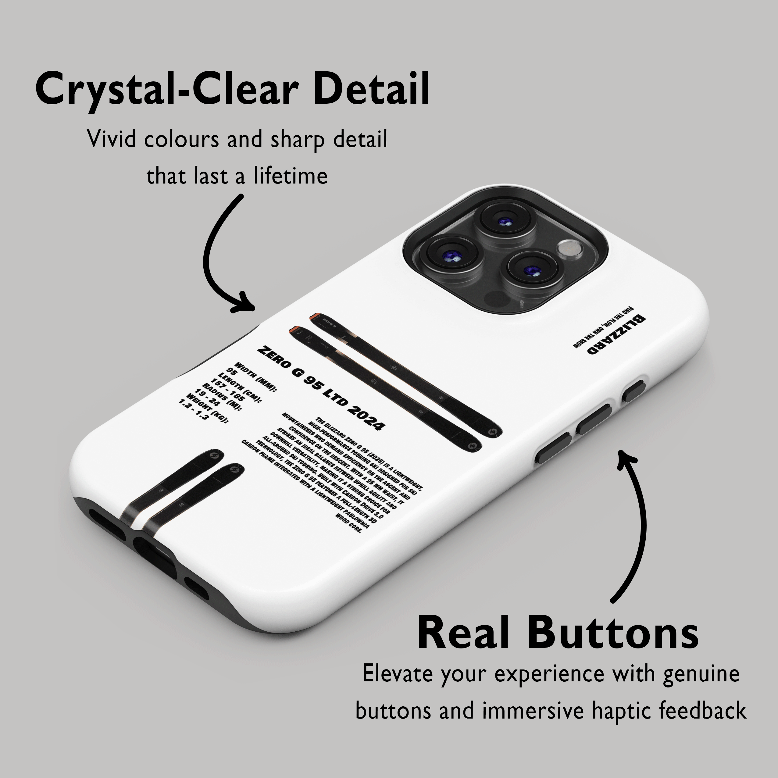 Blizzard Zero G 95 Ltd 2024 Ski Phone Case