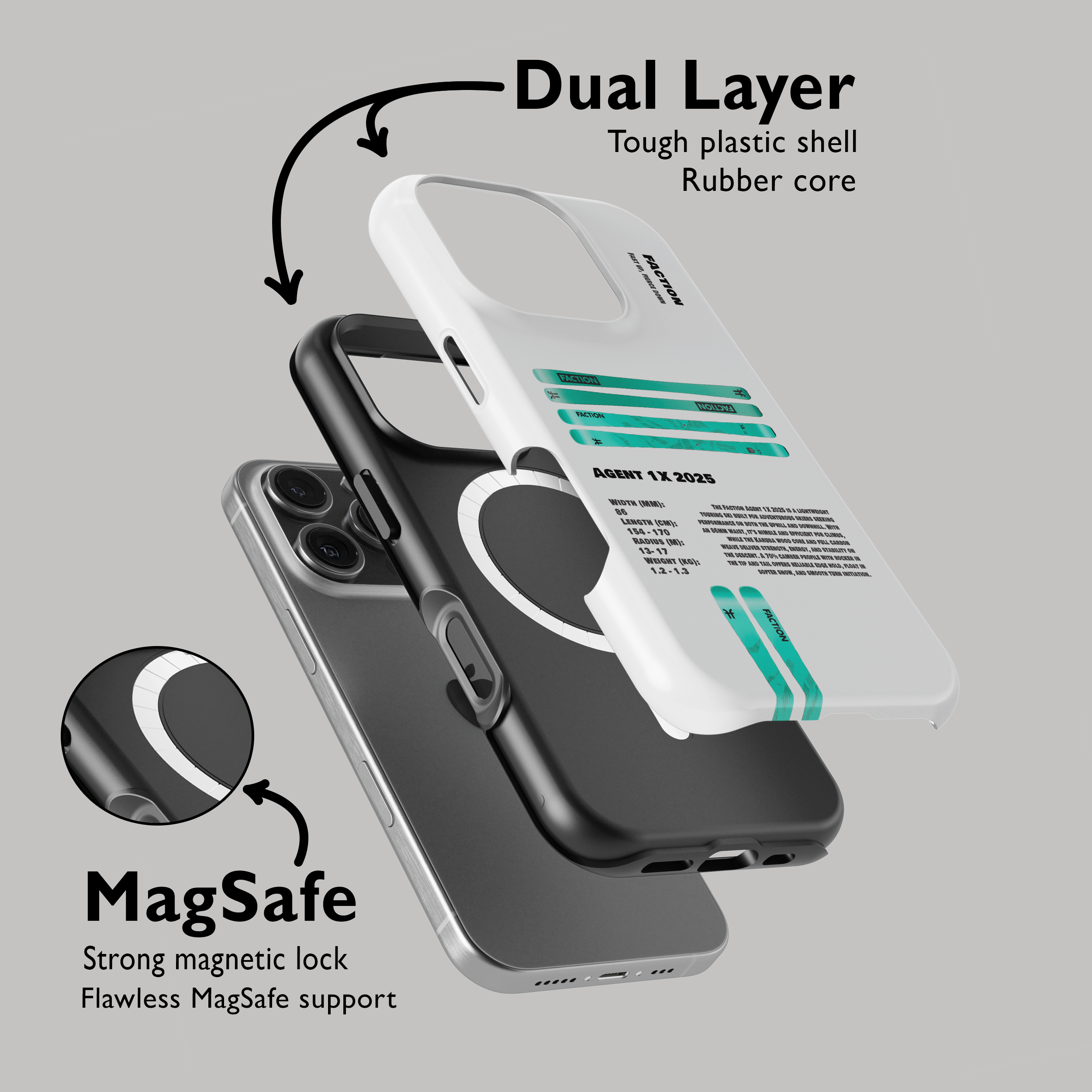 Faction Agent 1X 2025 Ski Phone Case