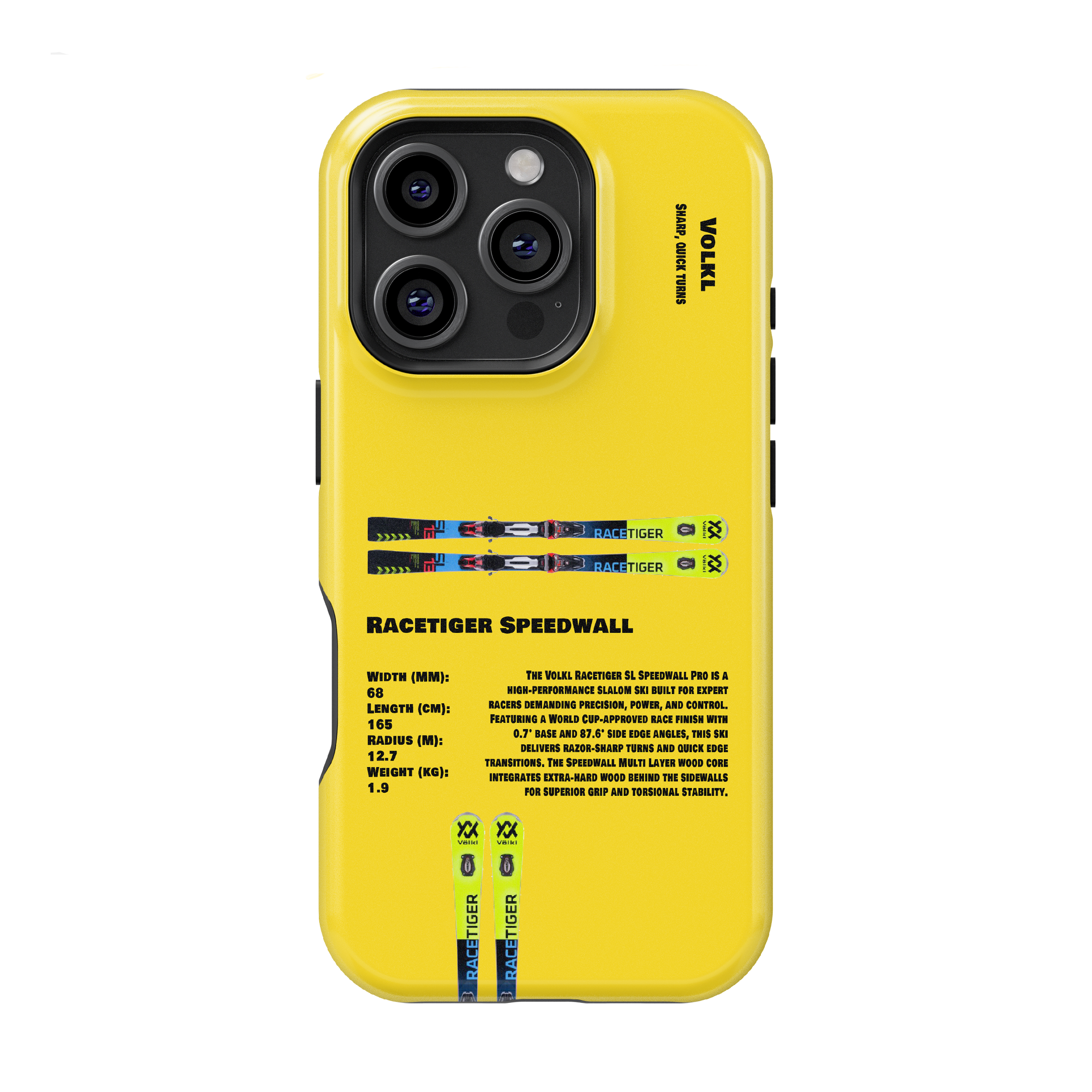 Volkl Racetiger Speedwall Ski Phone Case