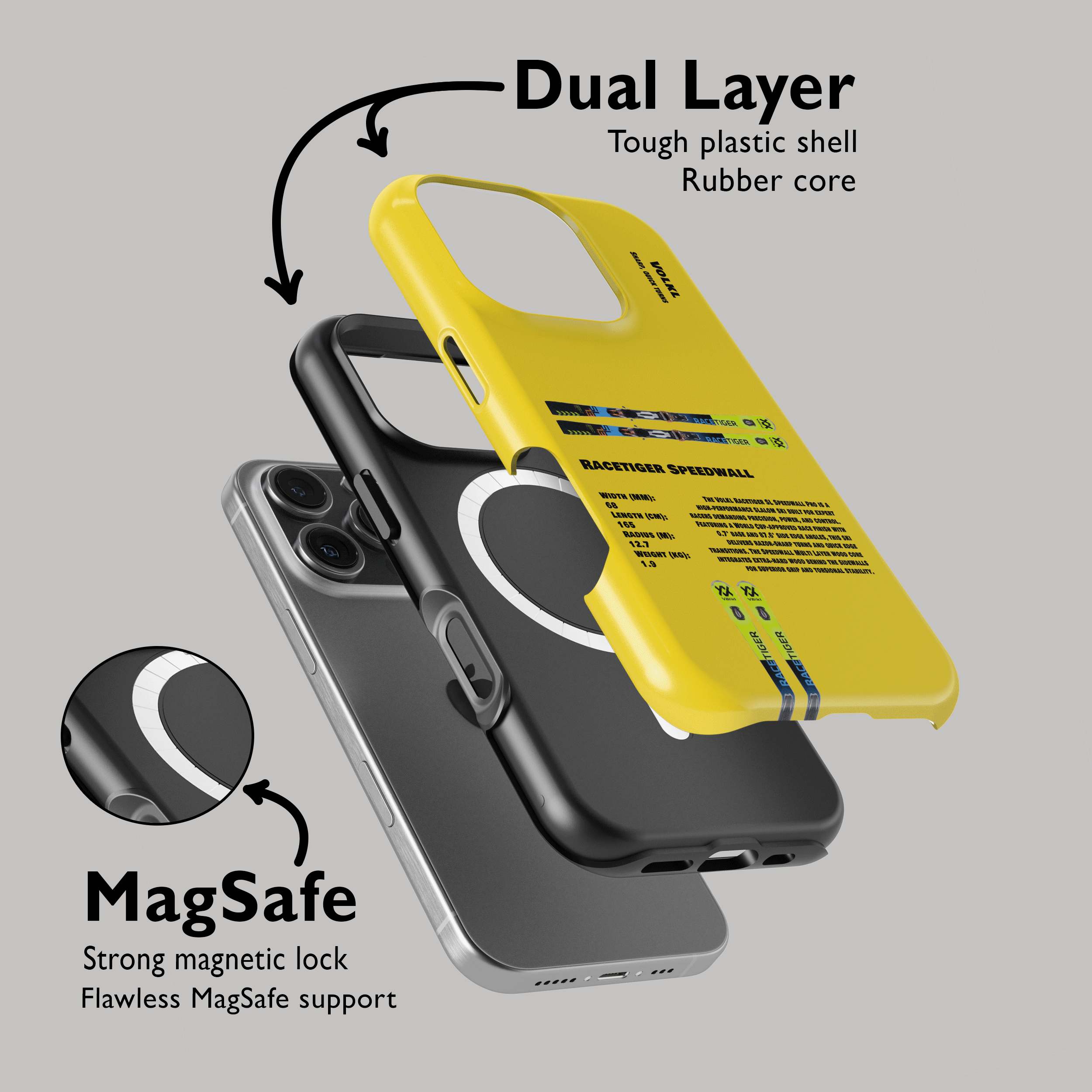 Volkl Racetiger Speedwall Ski Phone Case