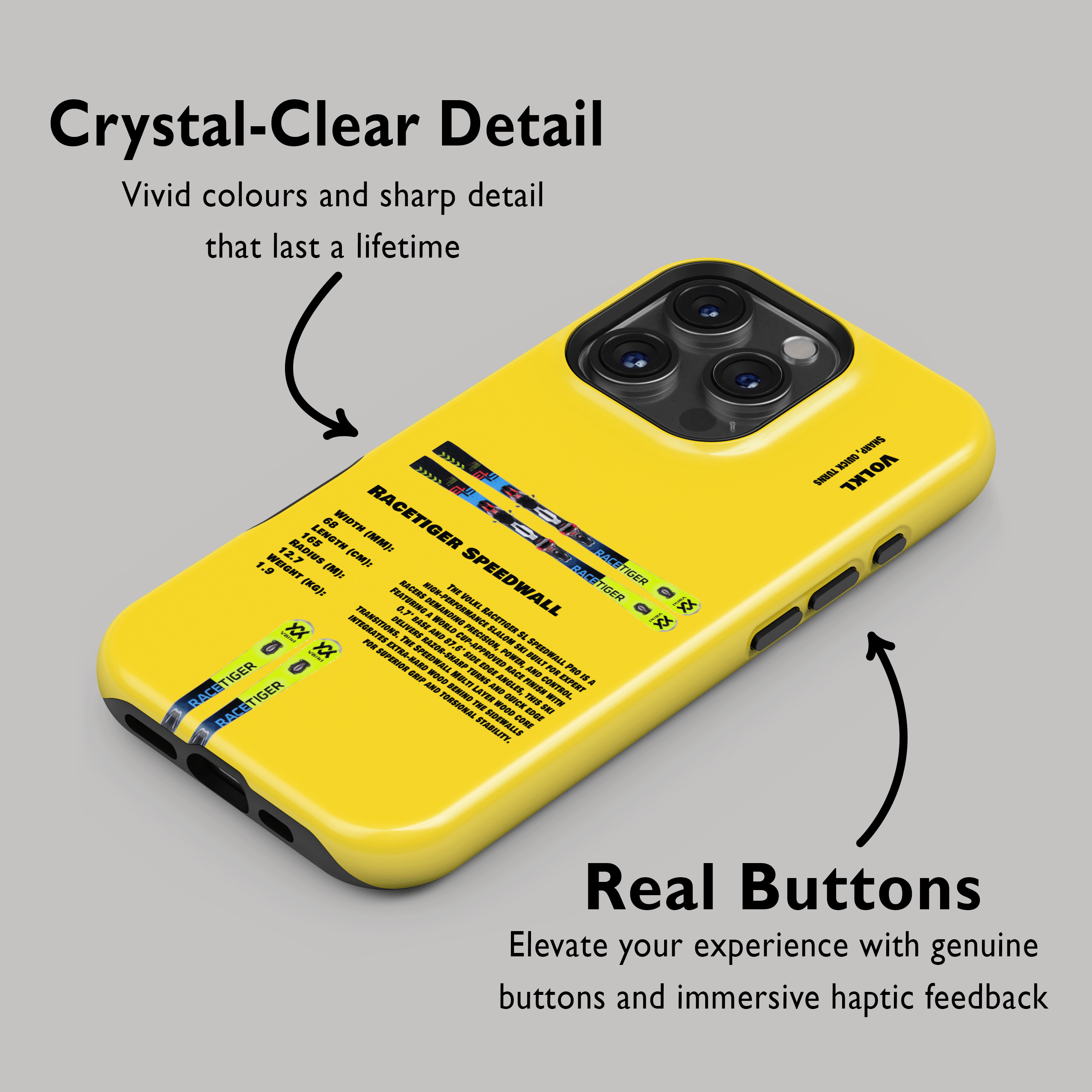 Volkl Racetiger Speedwall Ski Phone Case
